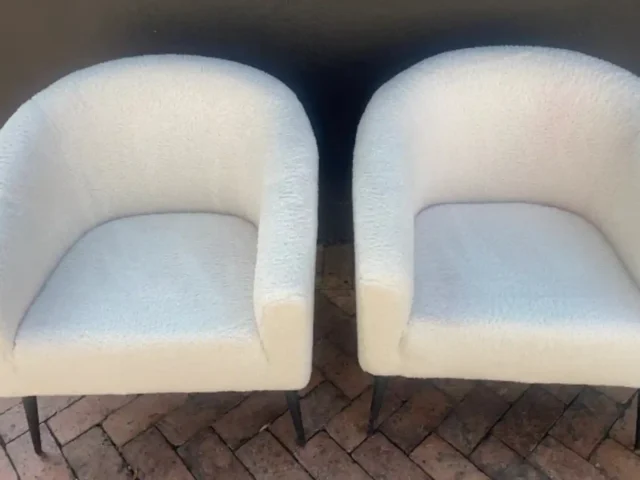 Couch cleaned and refreshed after a professional treatment