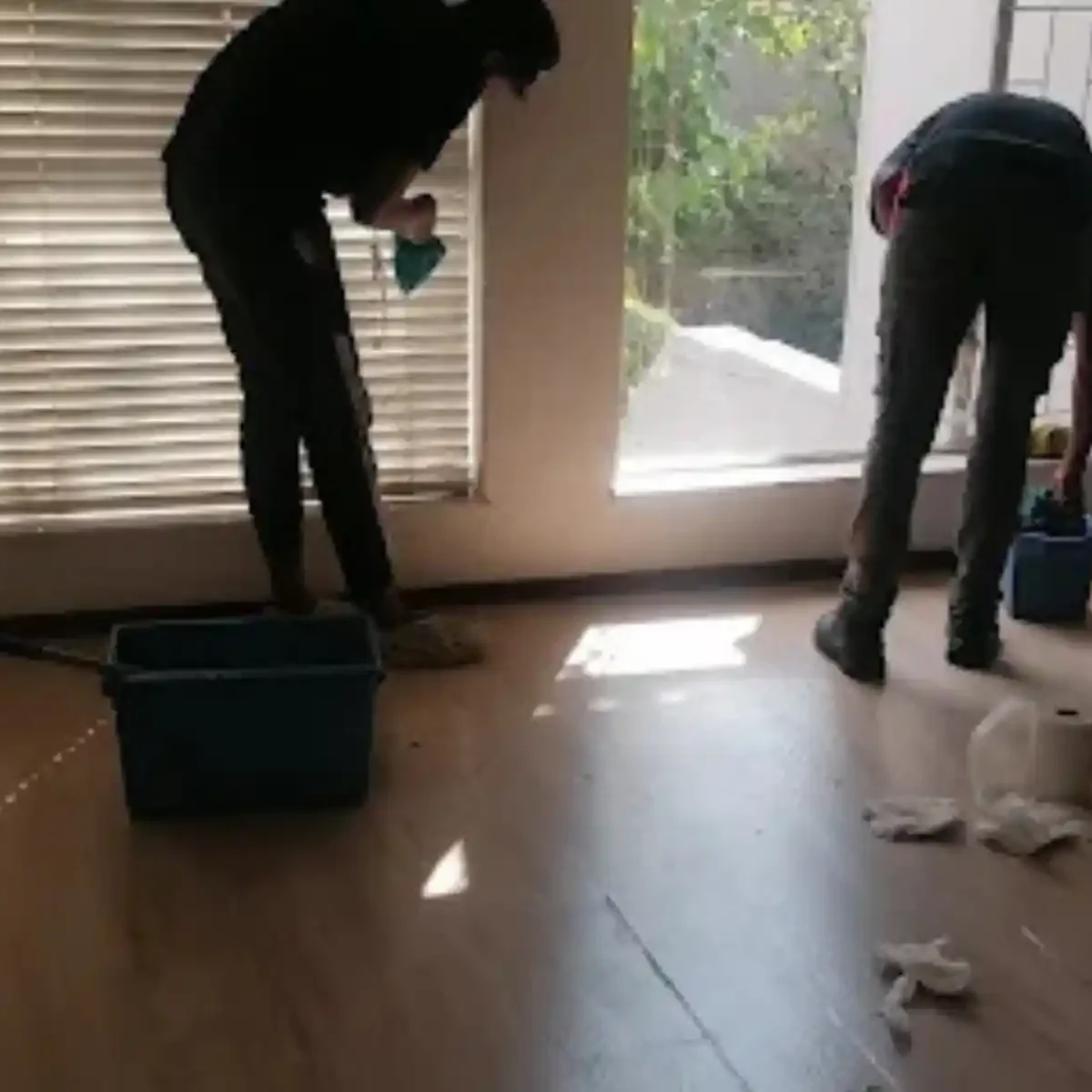 Professional cleaning team at work in a Durbanville home